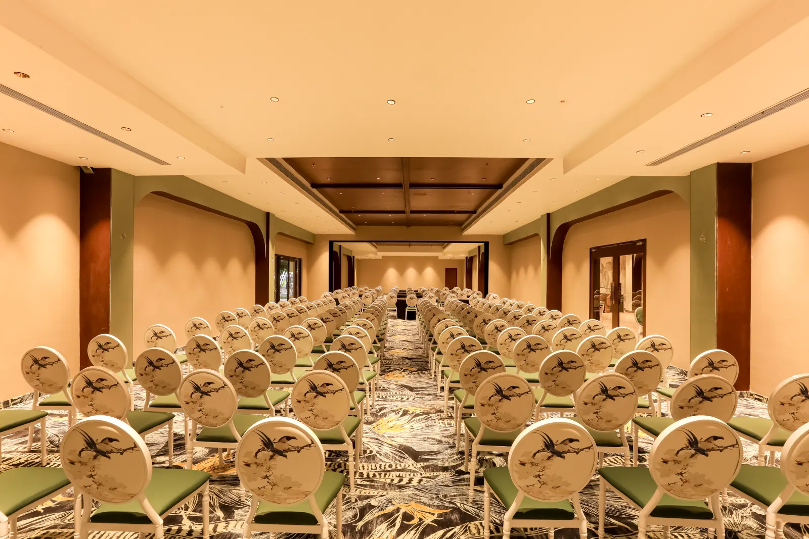 Savaya Banquets with theatre-style conference seating