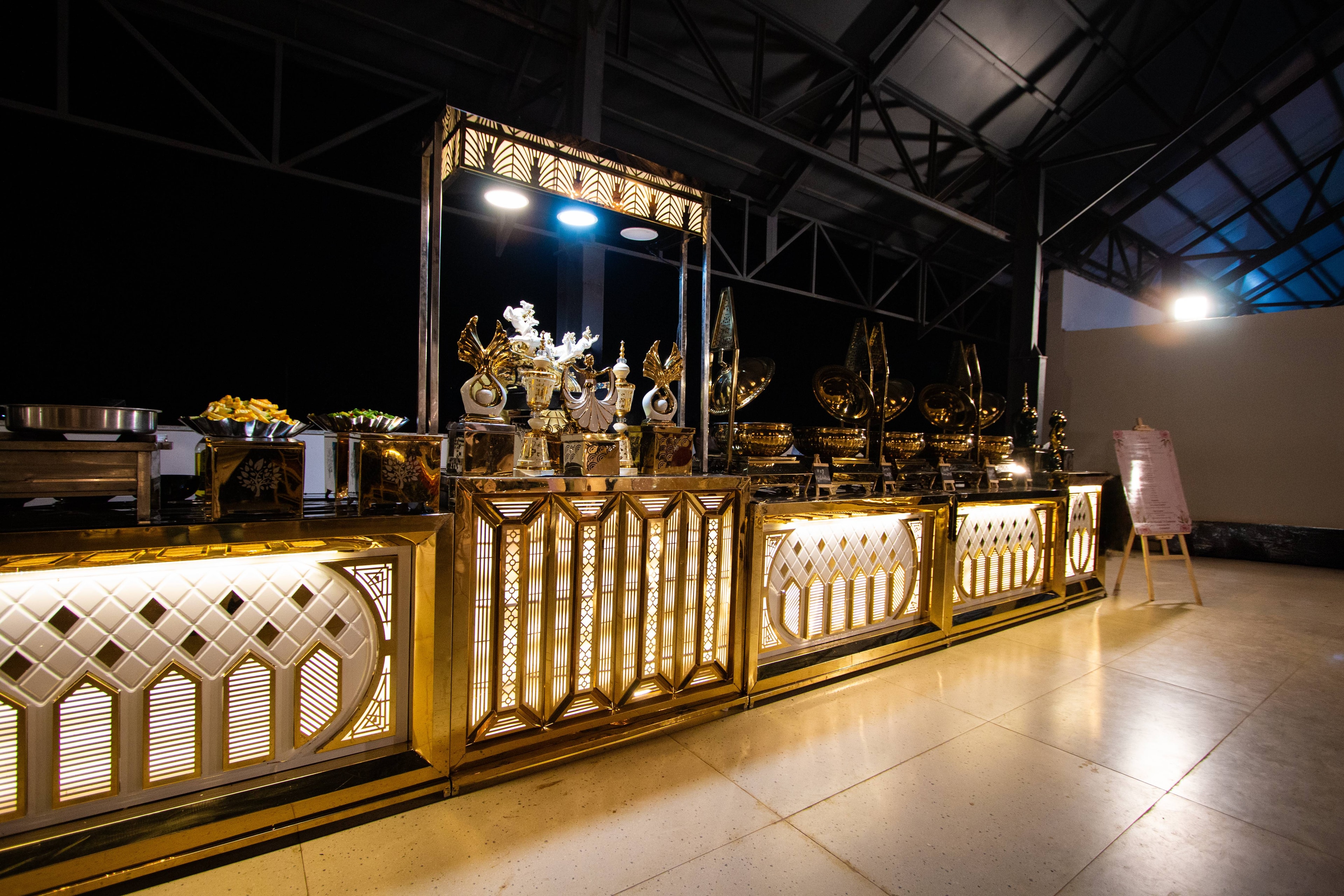 Maya Dining Deck — evening service counter