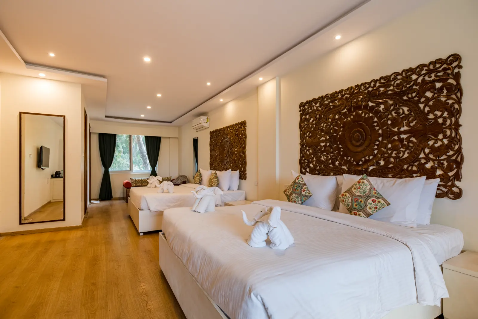 Rahayu Suite with spacious king bed and seating